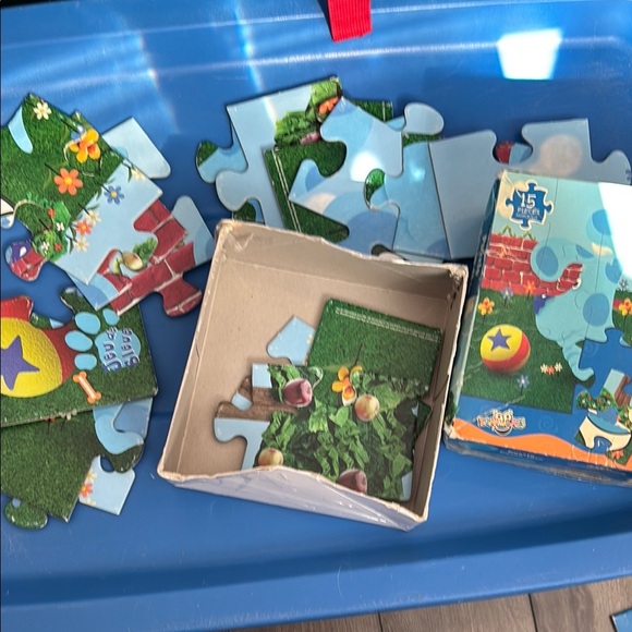Blues Clues Gift Set Backpack Puzzle Magnets Cards Book Y2K - Picture 7 of 13